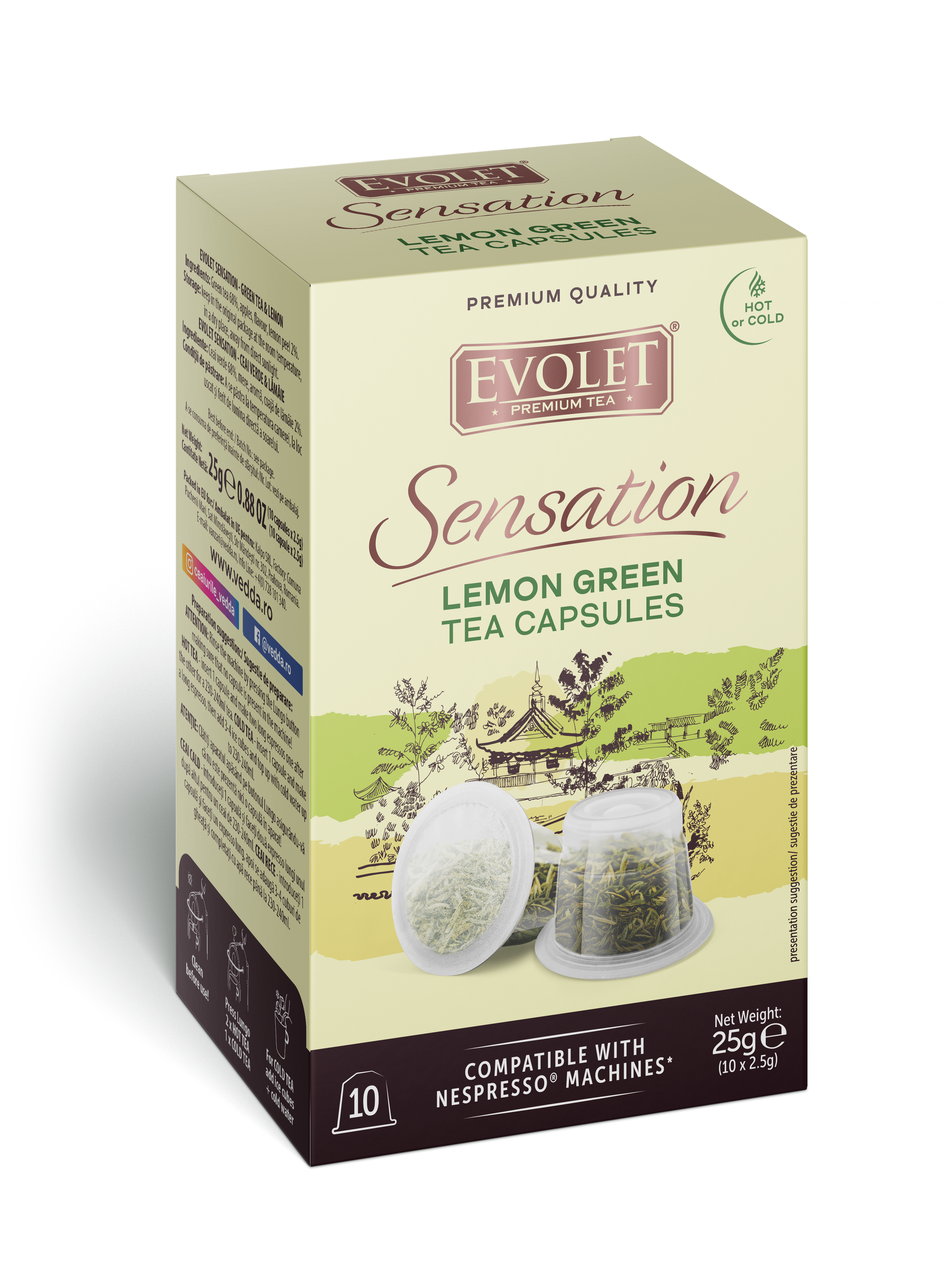 Ceai verde cu lamaie Capsule