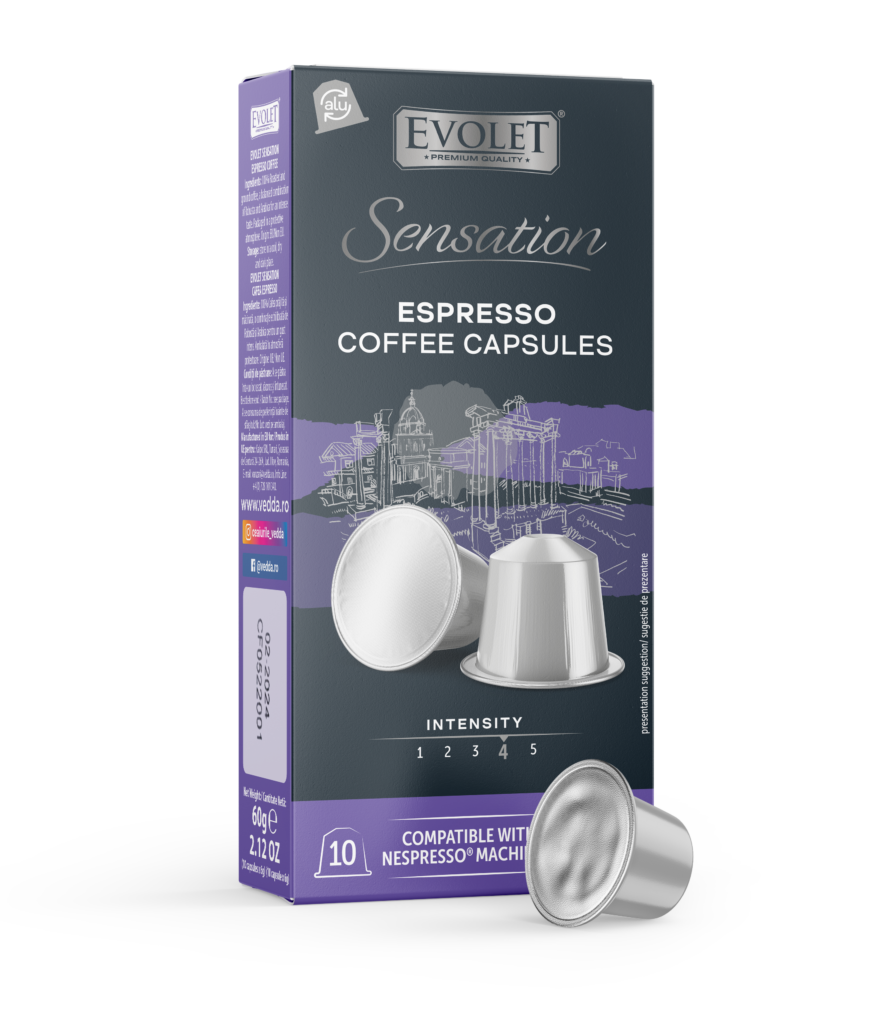 Ceai Verde cu Lamaie Capsule Evolet Sensation - Vedda - Ceaiul